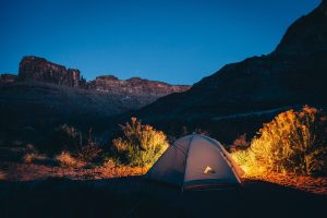 Night Tent Camping